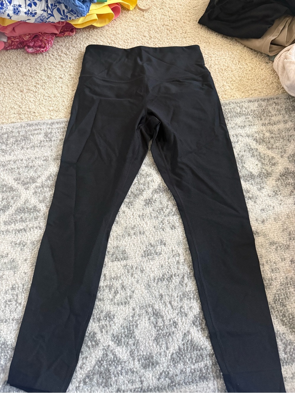 Athleta - Elation Sheen Black Leggings